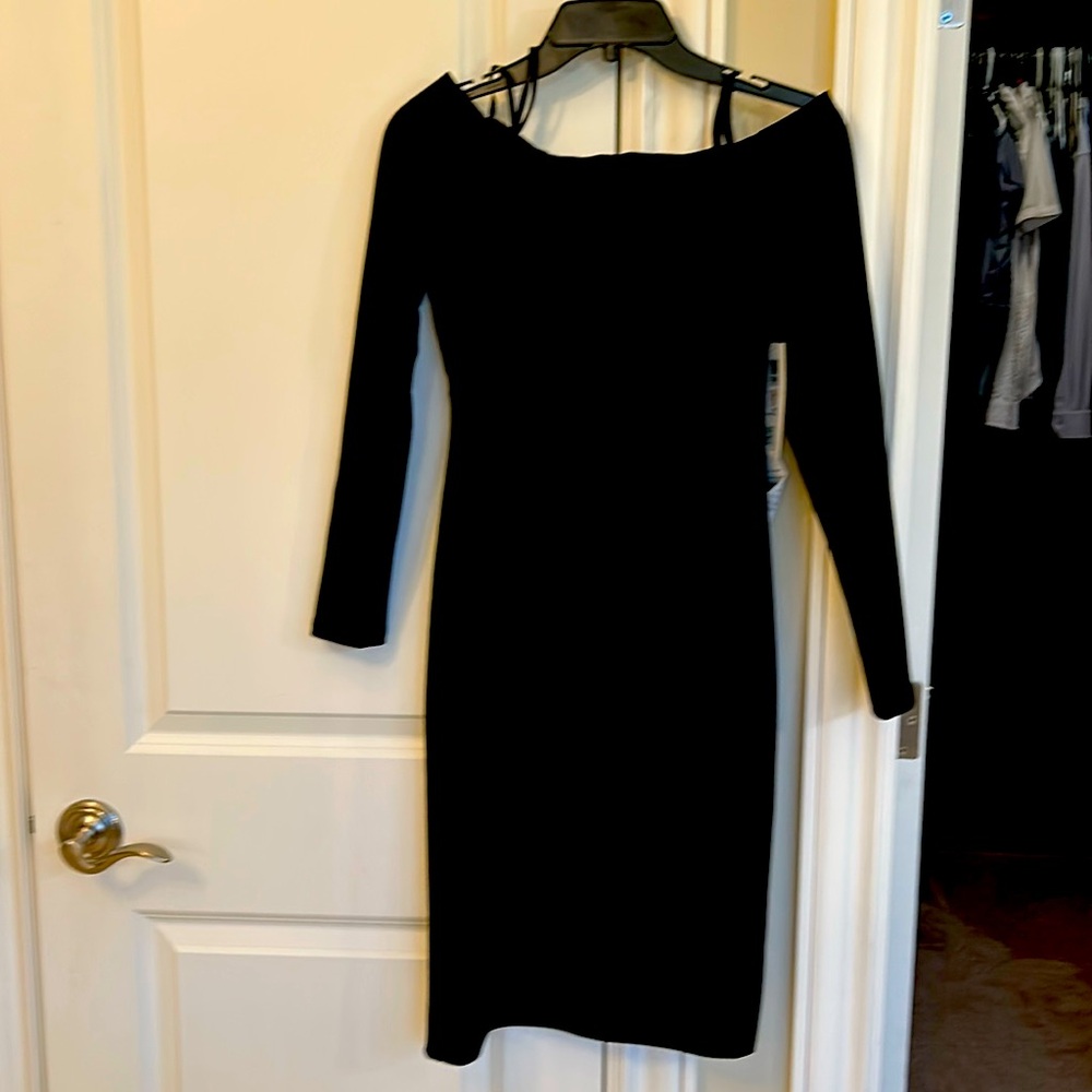 Brand new little black dress size 2